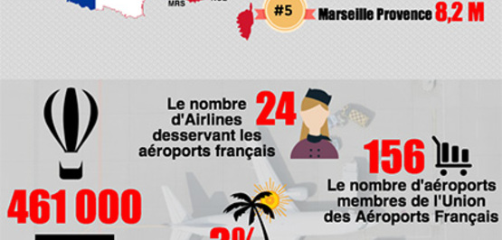 Infographie : Zoom sur les aéroports en France